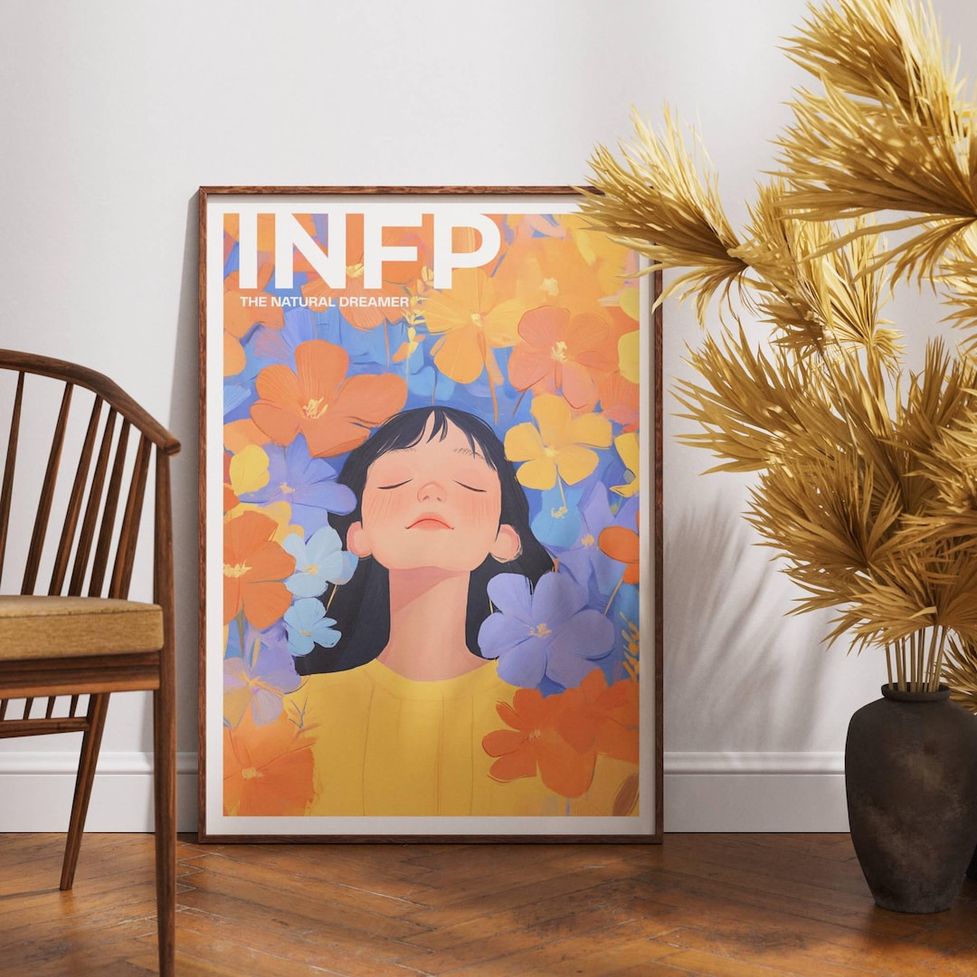 INFP MBTI Personality Printable Wall Art the Natural Dreamer Home Decor ...