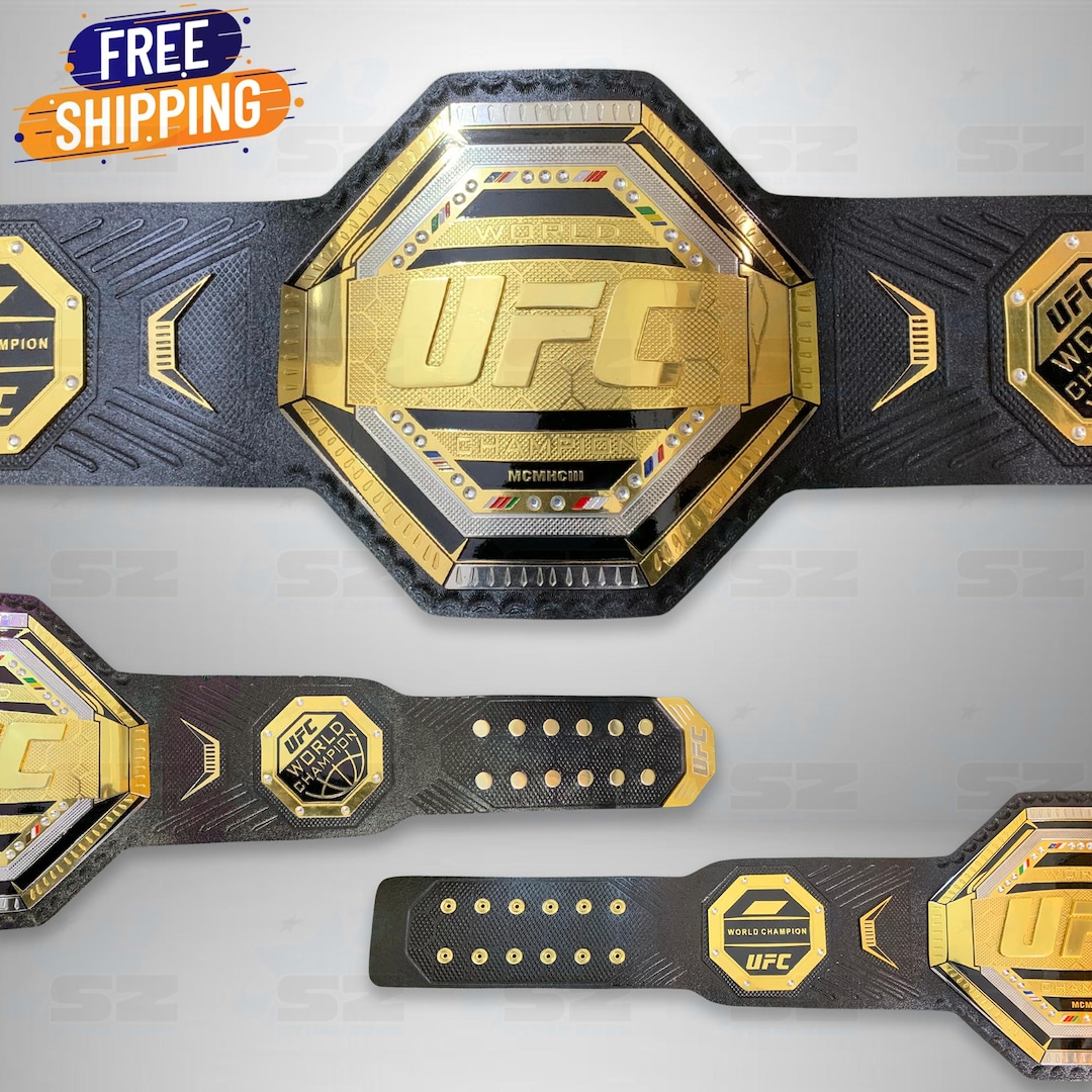 UFCレガシーチャンピオンシップレプリカベルト：大人用MMAタイトル
