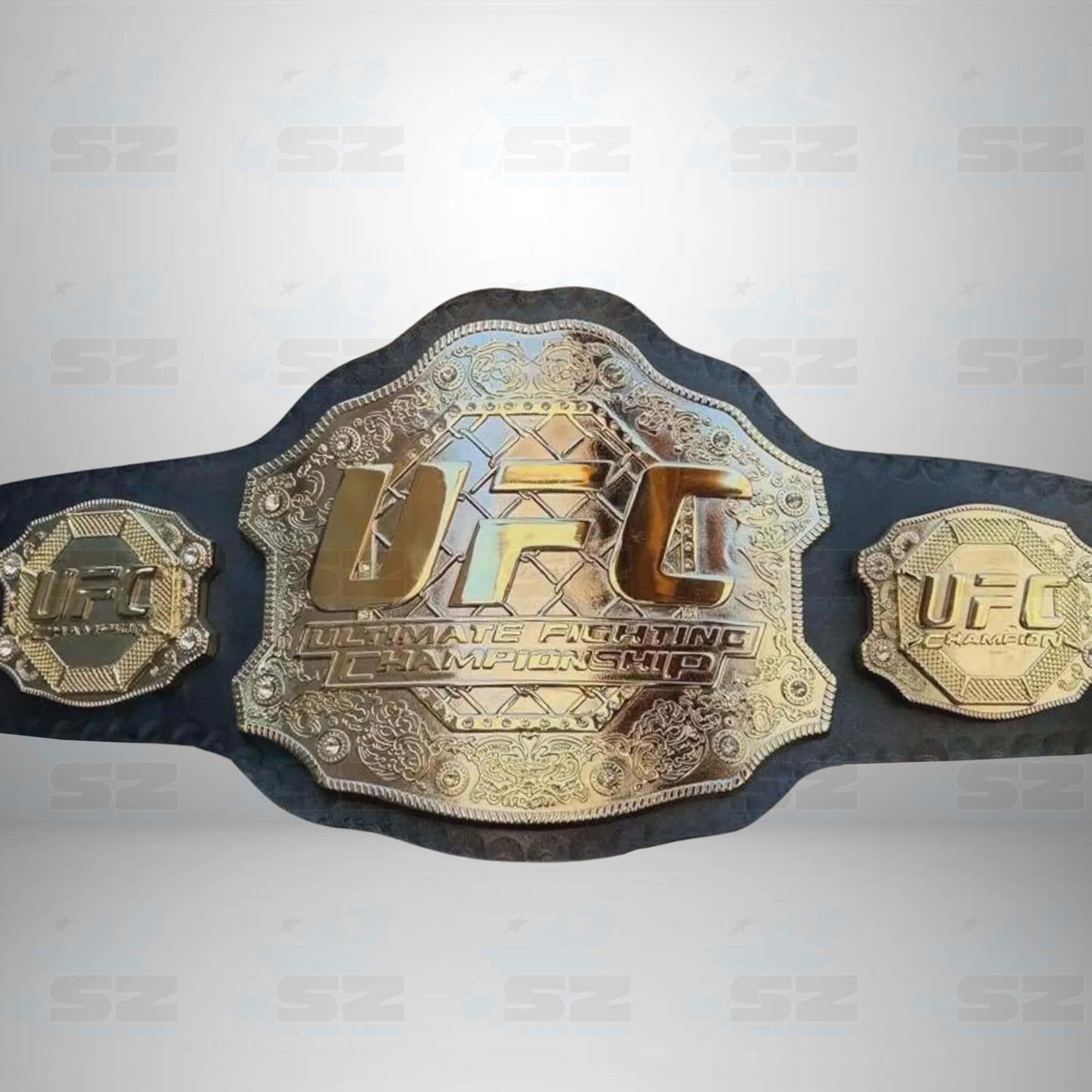 美品！希少 UFC チャンピオンベルト 厚さ8mm UFC MMA Classic Replica Championship Belt - Adult Size Genuine