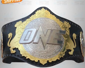ONE Championship Replica Belt | Custom MMA Title Belt | Kickboxing Champion Belt | Heavyweight Wrestling Replica | MMA Fan Collectible