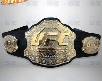 UFC Classic Replica Championship Belt | Adult Size, Genuine Leather