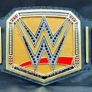 John Cena Undisputed 17th Times Championship Replica Belt | 2MM/4MM World Wrestling Title Belt | Adult Brass Belt |Universal Gift for Fans
