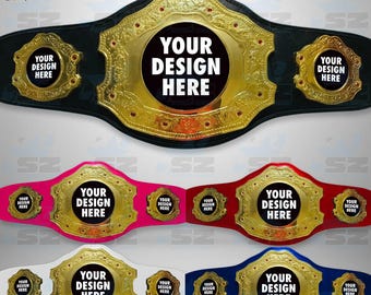 Personalized Championship Belt Trophy | Heavyweight Fantasy Sports Award