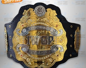 IWGP V4 Heavyweight Championship Belt | Real Leather, Adult Size