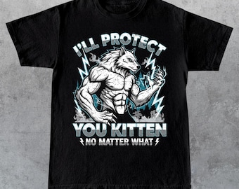 Alpha Male Wolf Tee | Vintage Cringe Werewolf Unhinged Sigma Shirt