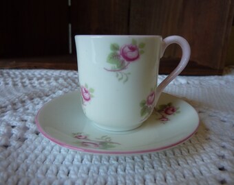 Shelley Miniature Bridal Rose Fine Bone China Cup and Saucer