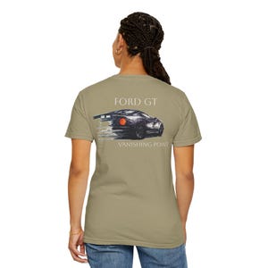 Ford GT T-Shirt: Speeding Car Graphic, Racing Fan Apparel