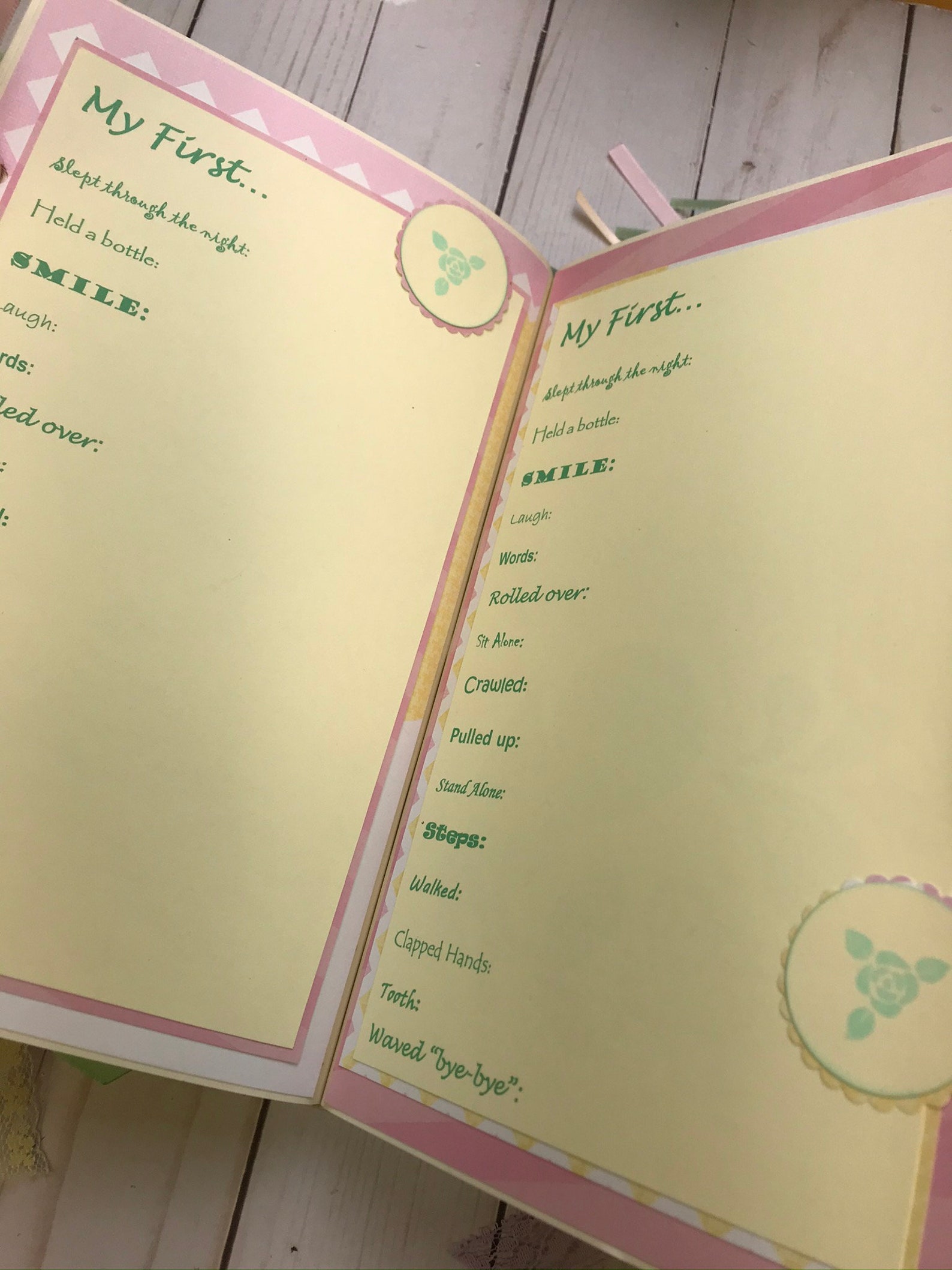 Twins Baby Book Twin Baby Book Twin Baby Girl Book Twin Etsy