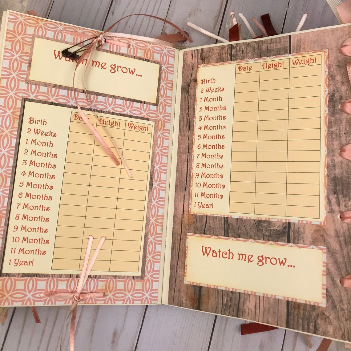 Twins Baby Book Twin Baby Book Twin Baby Girl Book Twin Etsy