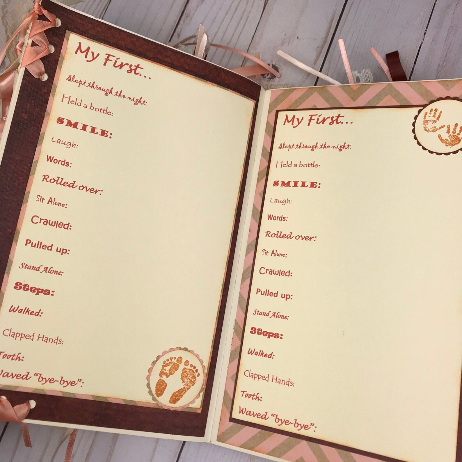 Twins Baby Book Twin Baby Book Twin Baby Girl Book Twin Etsy