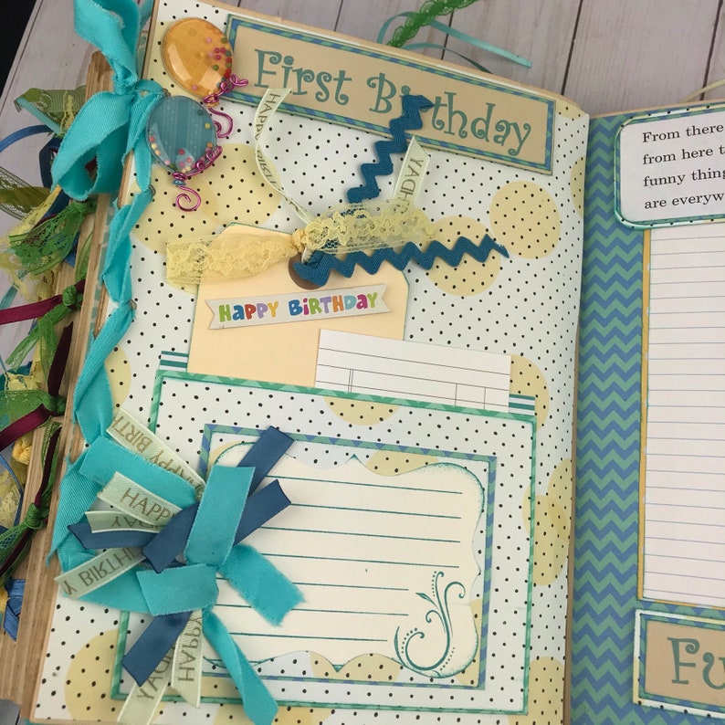 Custom Baby Book Baby Boy Book First Year Baby Book Baby Etsy