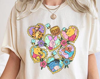 Vintage Winnie the Pooh Comfort Colors T-Shirt, Disney Retro Style
