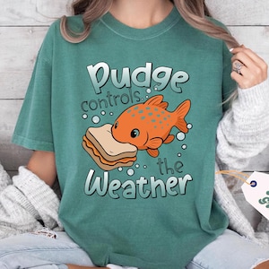 Disney Lilo and Stitch Pudge Controls The Weather Shirt, Disney Fish Pudge T-shirt, Disneyland Family Matching Shirt, Magic Kingdom Tee