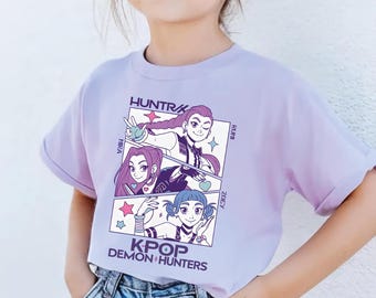Chemise Kpop Demon Hunters Comfort Colors, T-shirt Jinu Manga