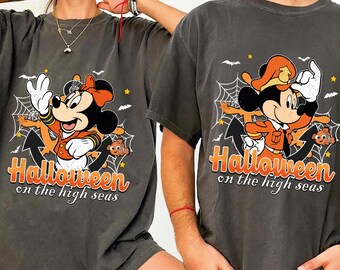 Comfort Colors Disney Halloween Cruise Shirt, Mickey & Friends