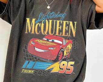 Camiseta vintage de Rayo McQueen: Camiseta de vacaciones familiares en Radiator Springs