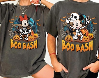 Camiseta de Halloween da Disney, Mickey e Amigos, Camiseta Combinando para a Família