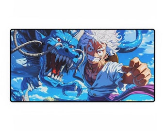 One Piece Luffy & Kaido Desk Mat, Anime Gaming Accessories