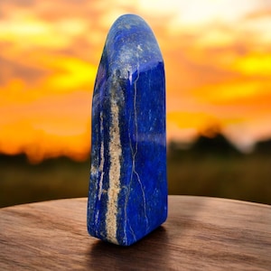 193g Natural Lapis Lazuli Free Form Polished Healing Crystal Stone
