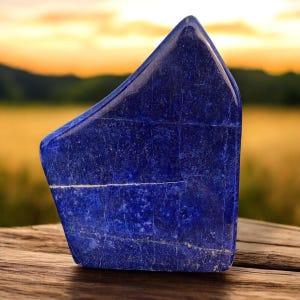 298g Natural Lapis Lazuli Free Form Polished Healing Crystal Stone