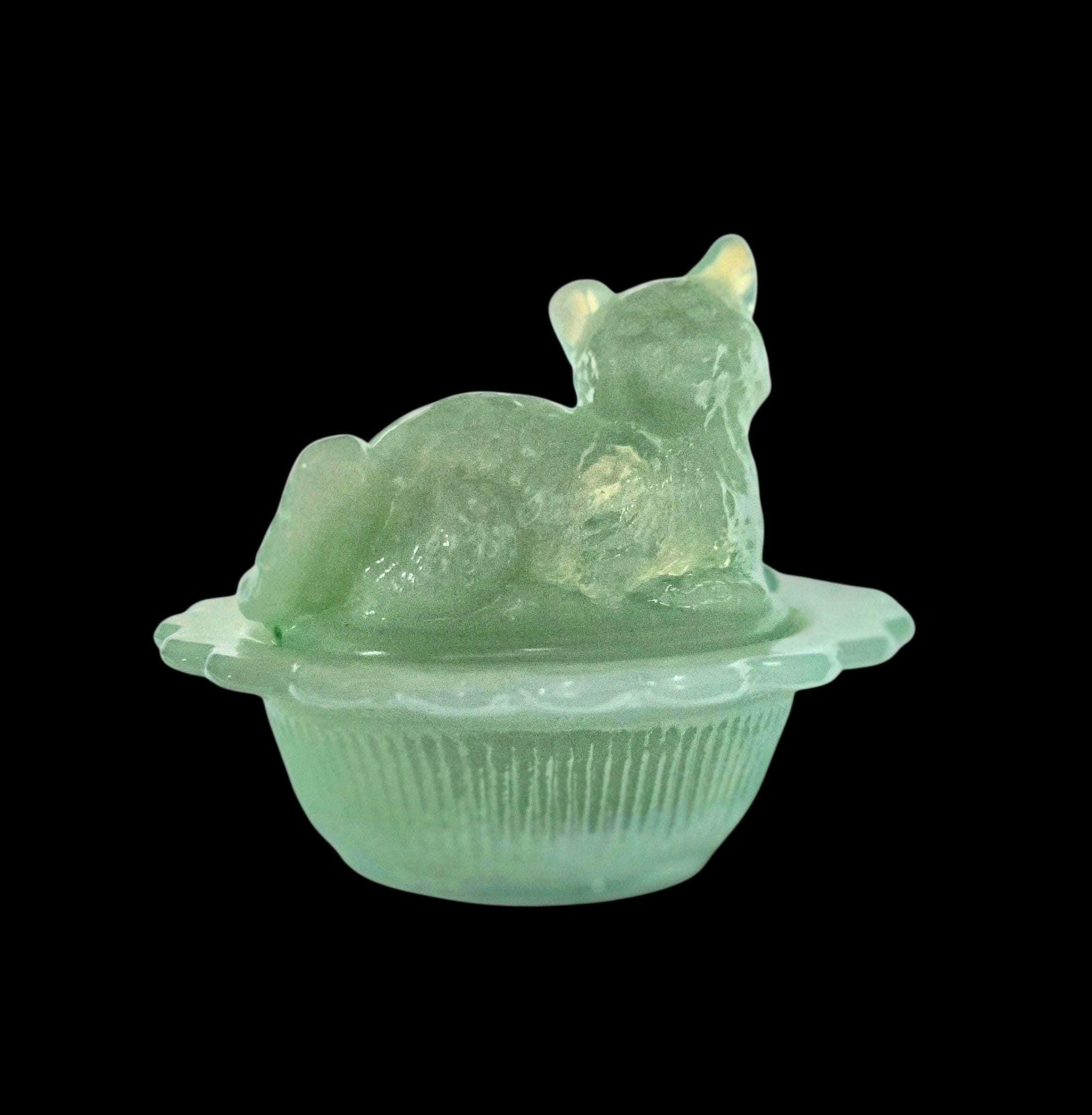 Cat on Nest Dish - Etsy