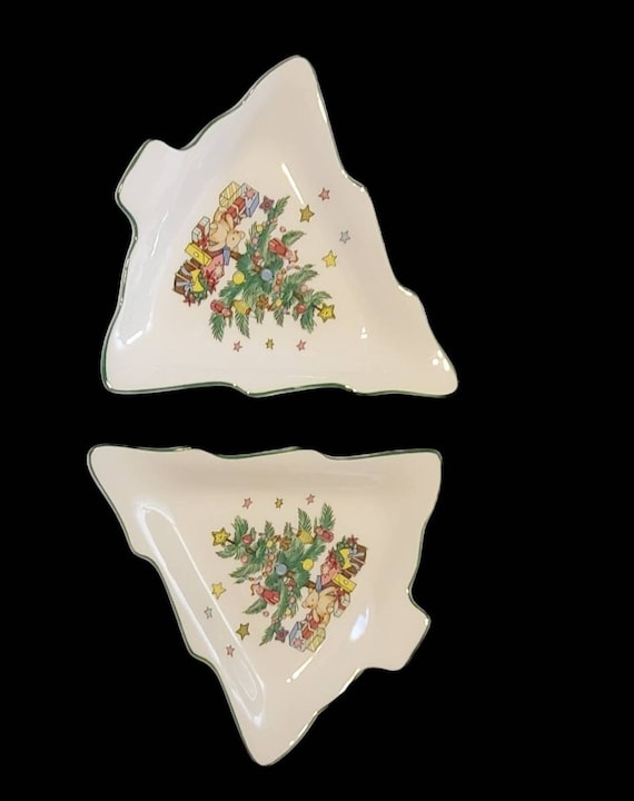 Vintage 1995 Nikko Christmas Candy Dishes. Etsy