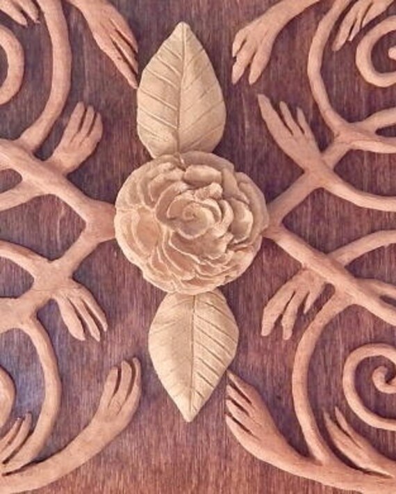 Floral Carvings curated by The Wood Carvers of Etsy on Etsy