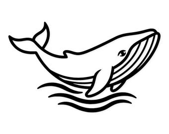 Whale Silhouette Svg Png: Cut Ready Digital Design For Cricut Silhouette