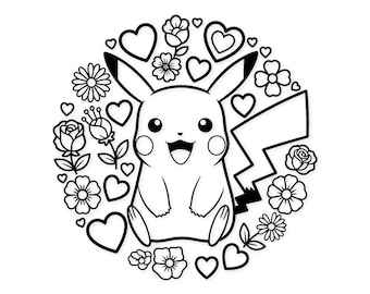 Pikachu Valentine's Day Svg: Charming Cut File For Crafts