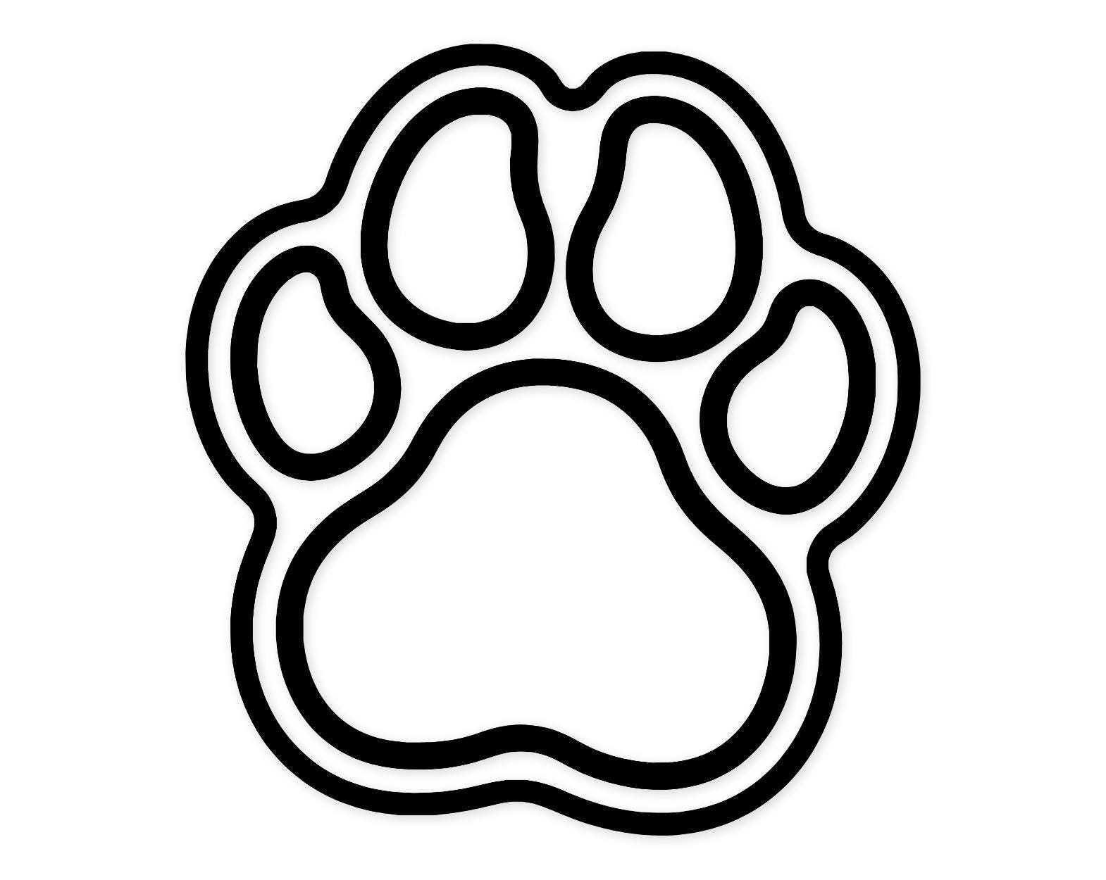 Paw Print Icon Svg Png: Bold Design for Pet Lovers - Etsy
