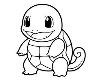 Squirtle Icon Svg Png: Cut Ready Digital Design For Cricut Silhouette