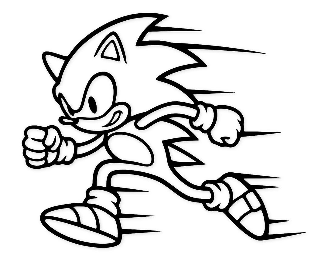 Sonic Speed Icon Svg Png: Cut Ready Digital Design for Cricut ...