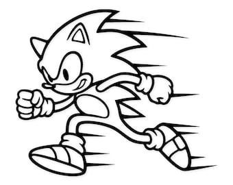 Sonic Speed Icon Svg Png: Cut Ready Digital Design For Cricut Silhouette