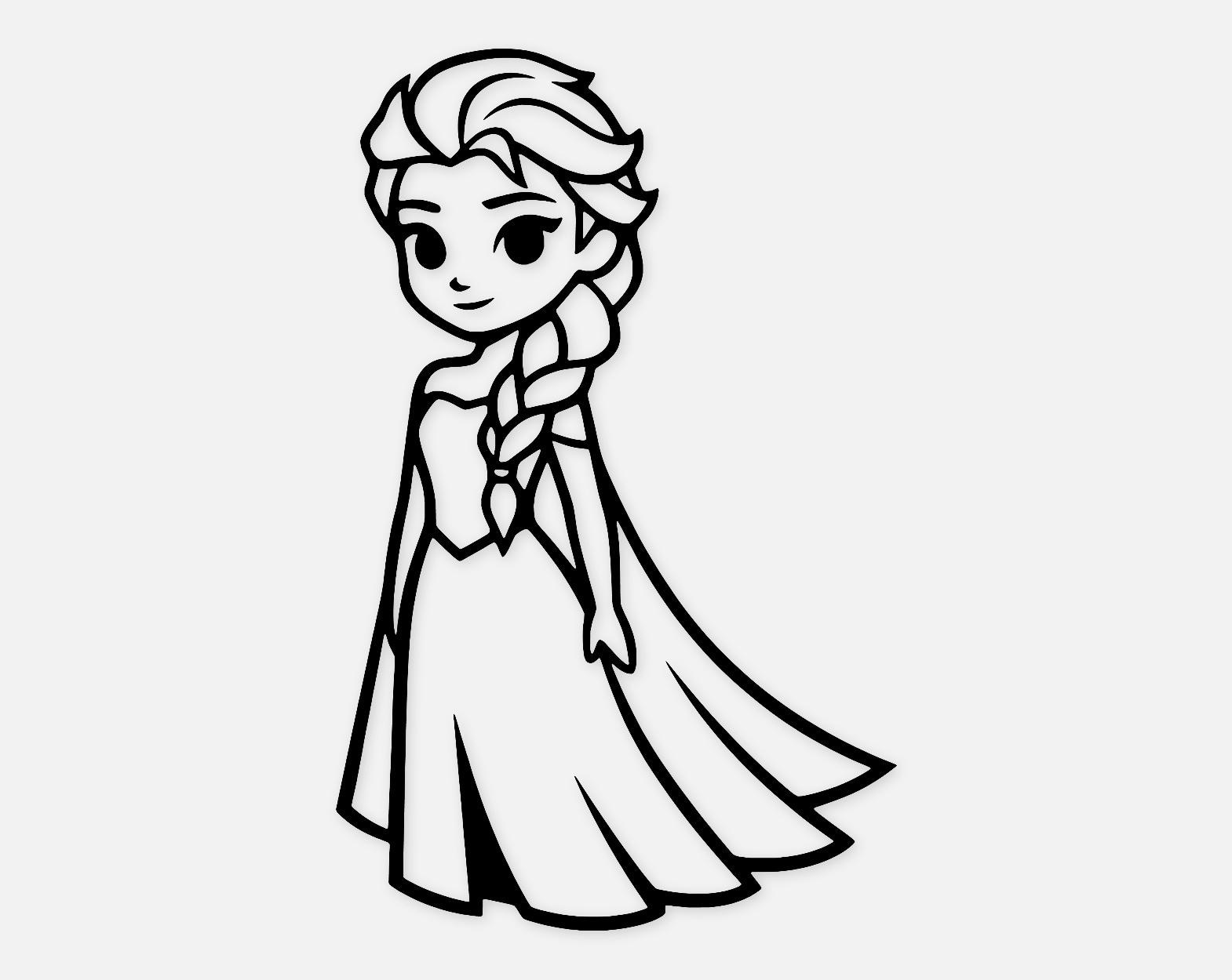 Excel Sample Graphics Elsa Elsa Icon SVG: Fairytale Character Cut File (digital Download) - Etsy UK