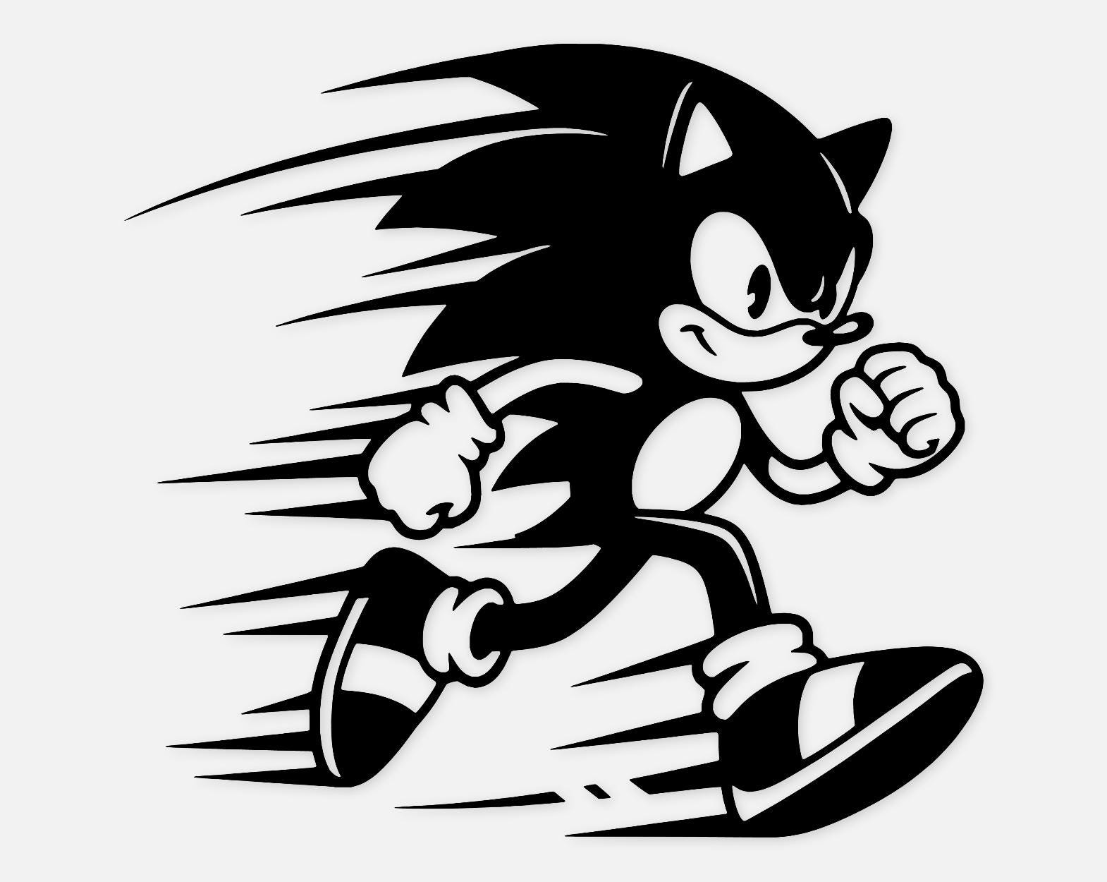 Sonic Speed Icon Svg Png: Bold Lines for T-shirts - Etsy