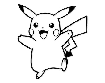 Pikachu Silhouette Svg Png: Bold Design For T-Shirts