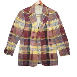 Ralph Lauren Madras Blazer - Etsy Canada