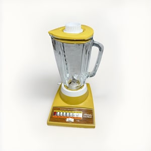 Klasyczny blender półprzewodnikowy Sears Counter Craft Insta-Blend z lat 70. z 14 prędkościami