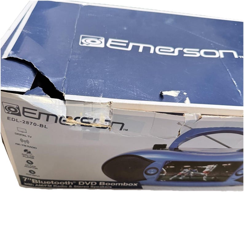 Emerson EDL-2870H Bluetooth Ghettoblaster DVD-Player mit 7 ''Schirm, TV-wärmer, Radio Bild 5