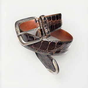 Ralph Lauren Alligator Belt - Etsy