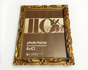 Intercraft Industries Corp. IIC Ornate Gold Hollywood Regency Photo Frame 8x10