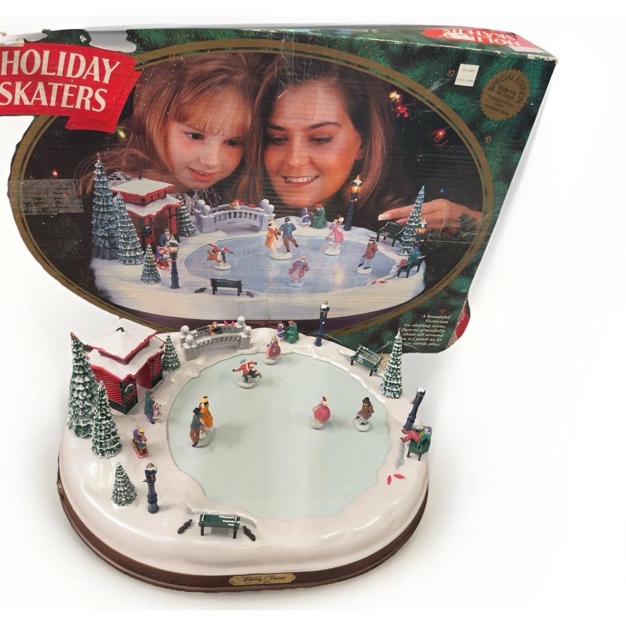 Mr Christmas Ice Skating Music Box - Etsy