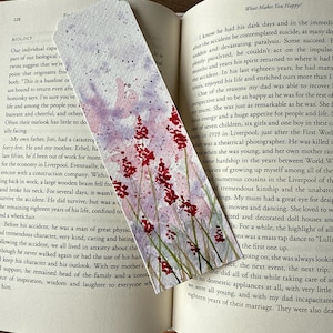 Floral Watercolor Bookmark