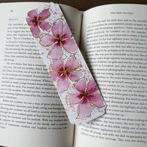 Floral Watercolor Bookmark