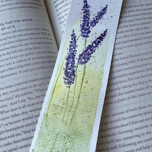 Floral Watercolor Bookmark