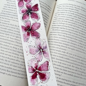 Floral Watercolor Bookmark