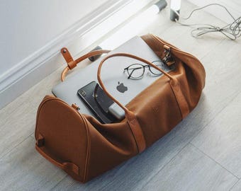 Custom Duffle Bag Personalized | Travel Gym Bag with Name | Weekender Bag | Sports Duffel Bag Gift for Men Women