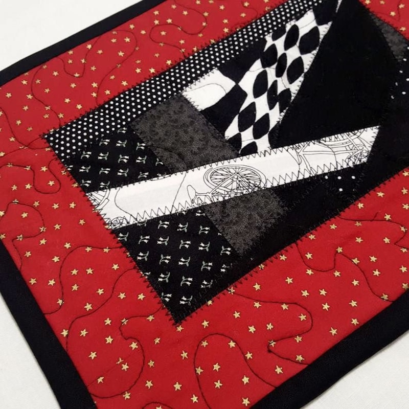 Quilted Mug Rug Patterns Etsy