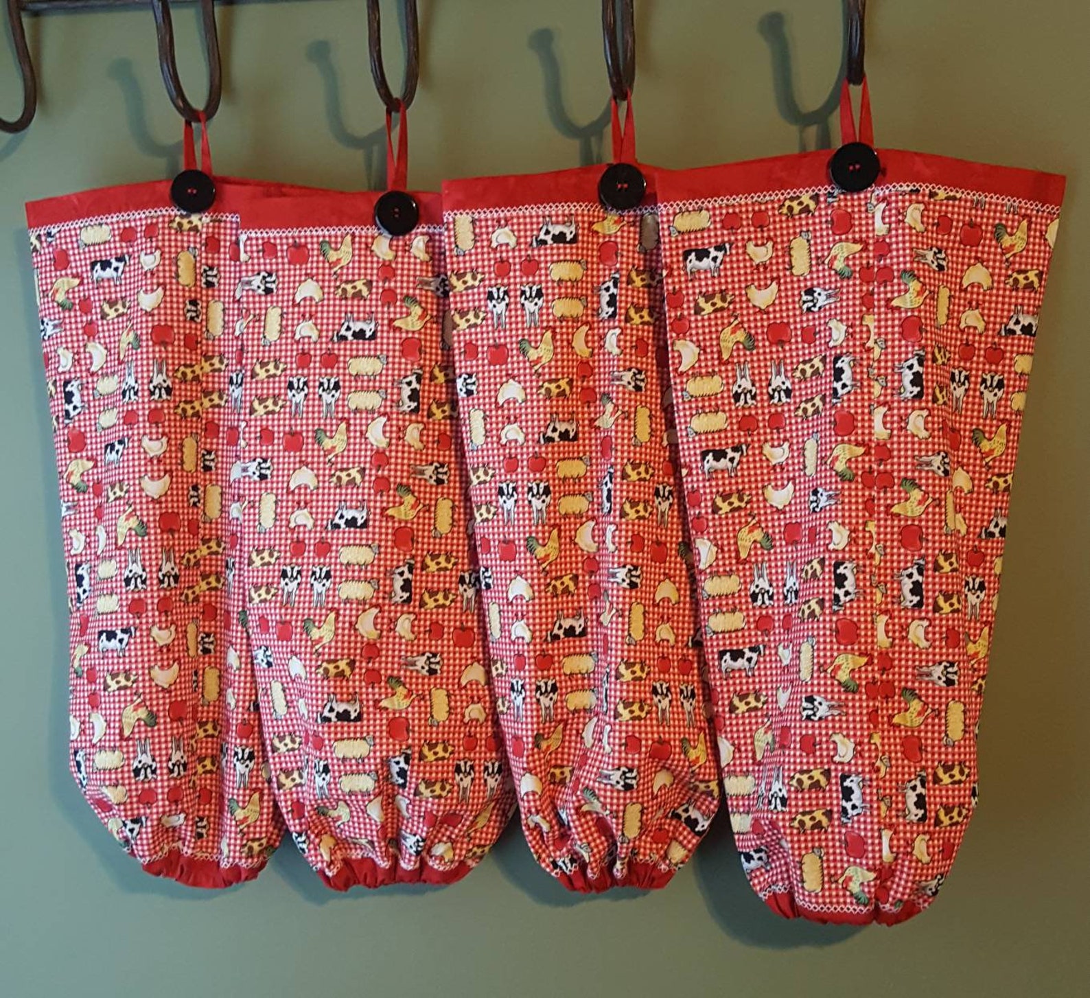 Plastic Bag Holder Grocery Bag Storage Kitchen Bag Organizer Etsy