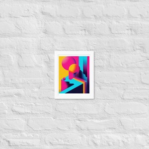 Póster de arte moderno / Impresión de arte mural abstracto minimalista / Decoración del hogar con estética neutra